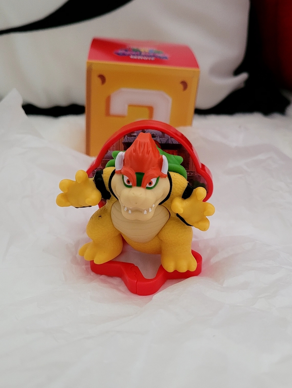 Bowser Action Figure Toy - Yellow & Red Kids Collectible